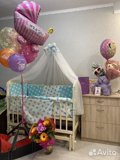 Бортики в детскую кроватку бу