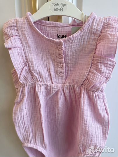 Новое боди муслиновое 86