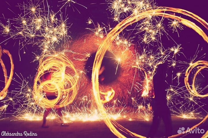 Фаер Шоу, Огненное Шоу, Светодиодное Шоу Ходулисты