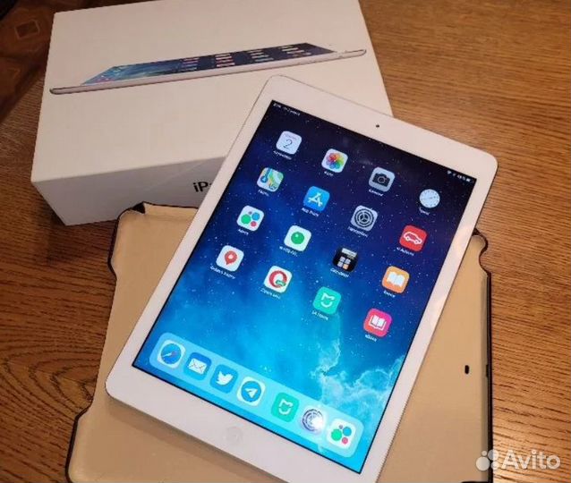 iPad air 16gb версия wifi + sim / коробка + кабель