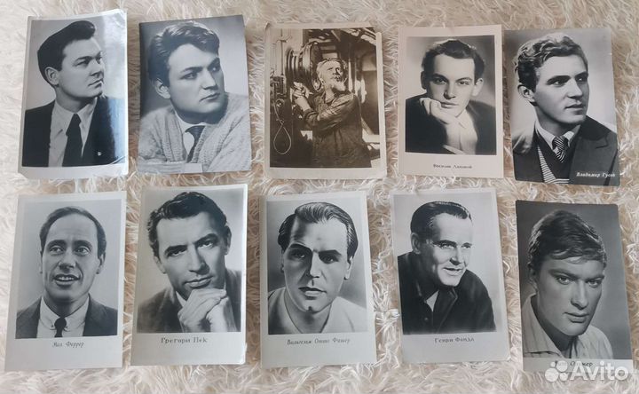 Открытки Актёры советского и зарубежного кино