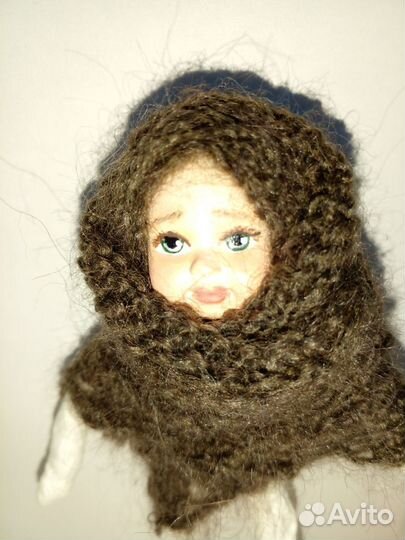 Пуховый платок(косынка) для ватных игрушек