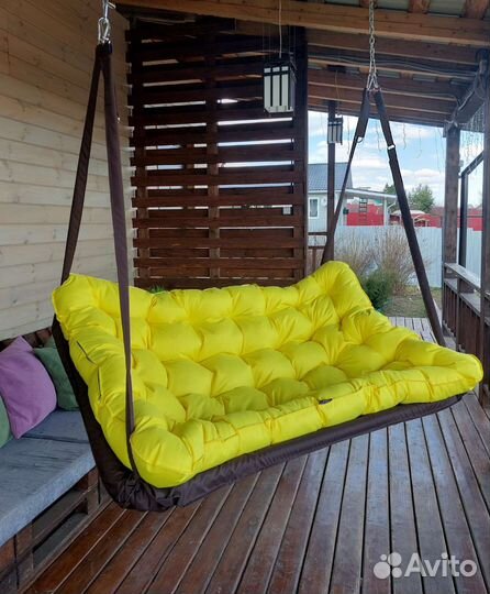 Садовые качели подвесные