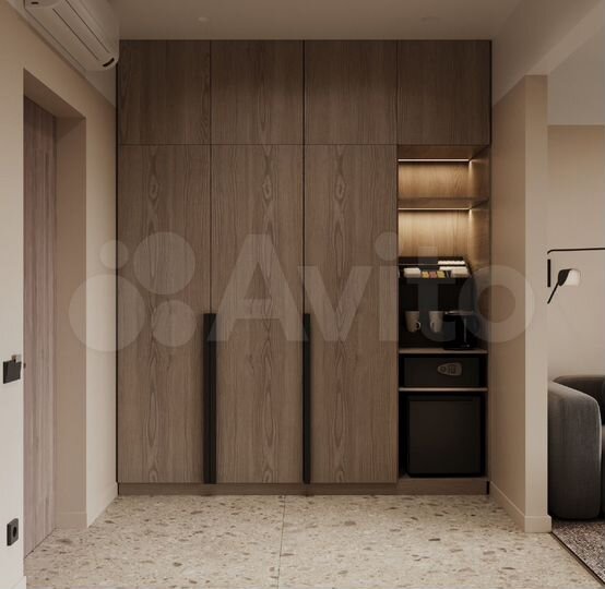 Апартаменты-студия, 26,3 м², 1/6 эт.