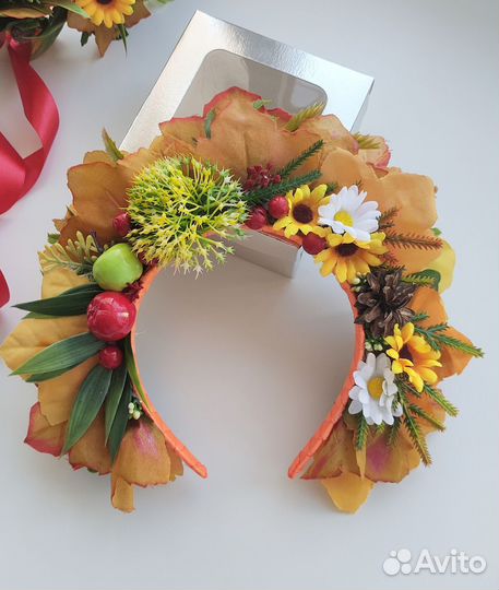 Ободок, кокошник День осени. Карнавальный костюм