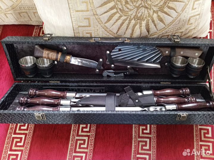 Набор для шашлыка в кейсе