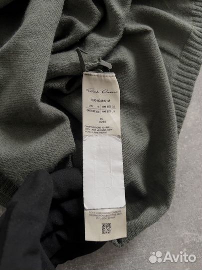 Rick Owens Sweater mainline свитер