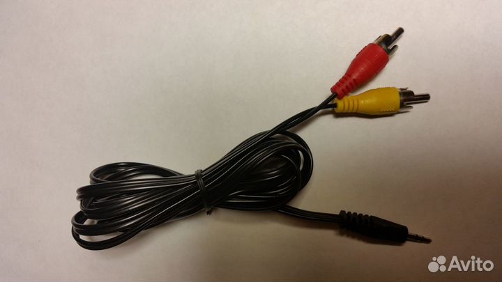 Кабель micro jack 2,5 мм (штекер) - 2 phono audio