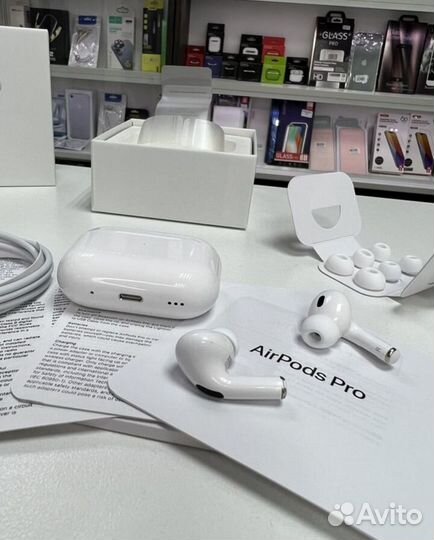Airpods pro 2 gen, чехол, гарантия, lighting