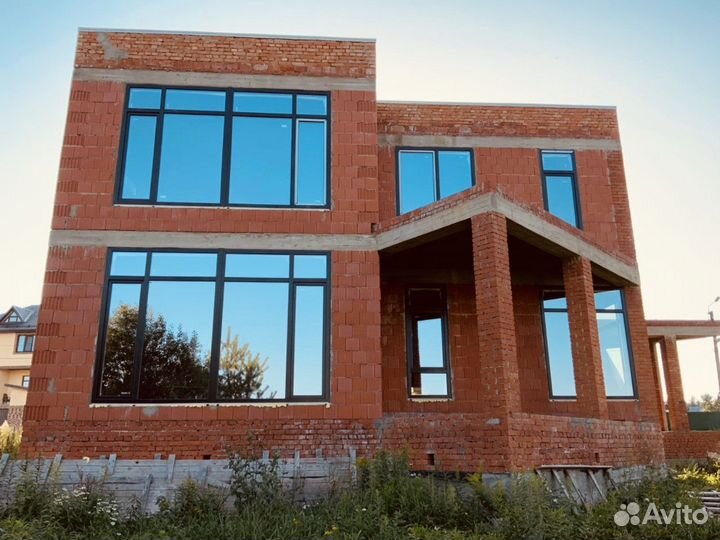 Окна в коттедж / остекление