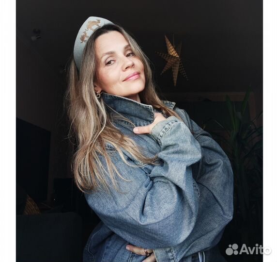 Кокошник Авторский джинс слон верблюд