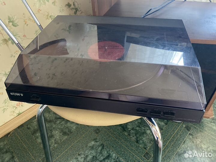 Виниловый проигрыватель sony