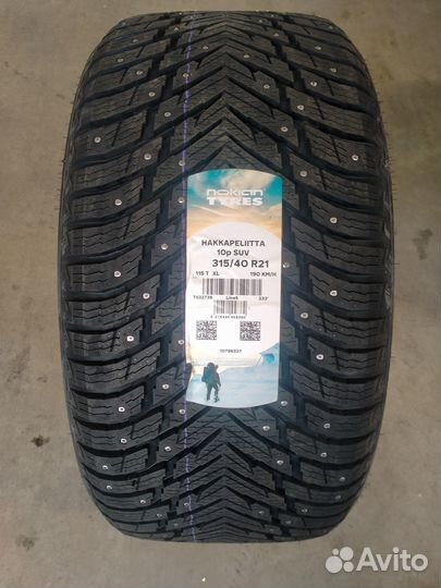 Nokian Tyres Hakkapeliitta 10p SUV 315/40 R21 115T