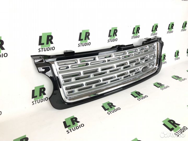 Решетка Range Rover 2010-2012 в стиле 2013 черные