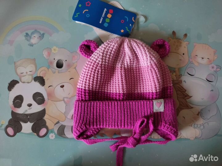 Детские шапочки для девочек 44-46