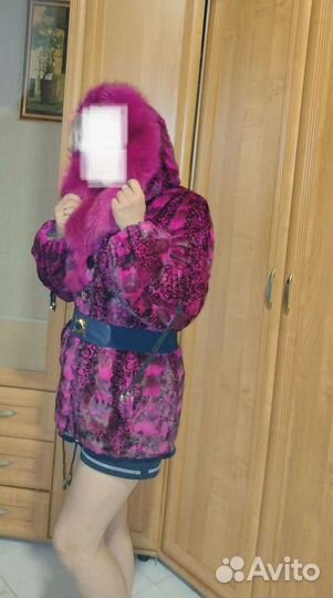 Шуба норковая с капюшоном 42 44