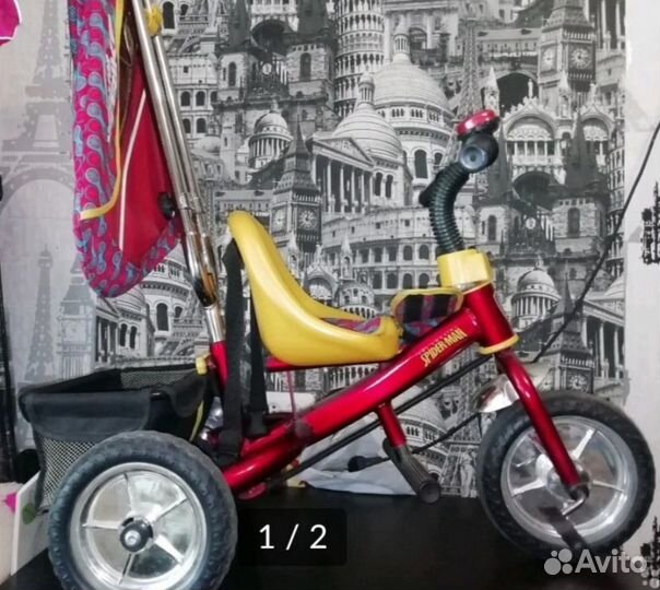 Велосипед детский,на 3 -4 года В хорошем состоянии