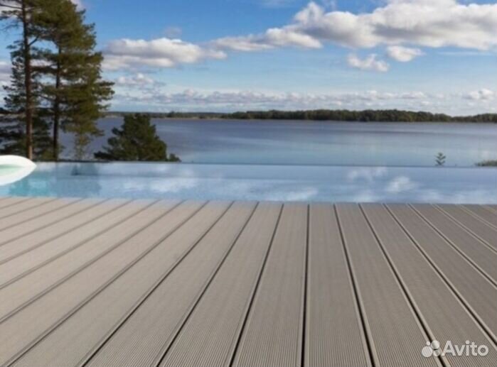 Террасная доска дпк шлифованное тиснение