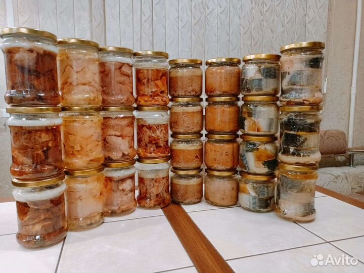 Тушенка, паштет, рыба, каши