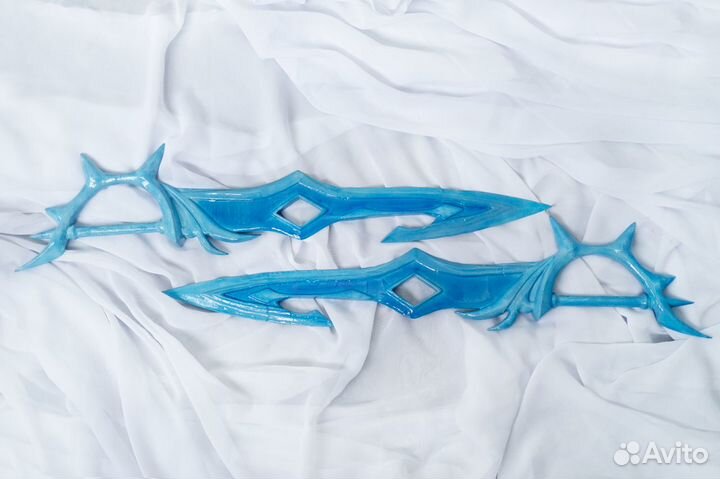 Клинки Тартальи из Genshin Impact, 3D-печать