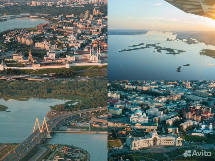 Годовщина свадьбы в самолете над Казанью