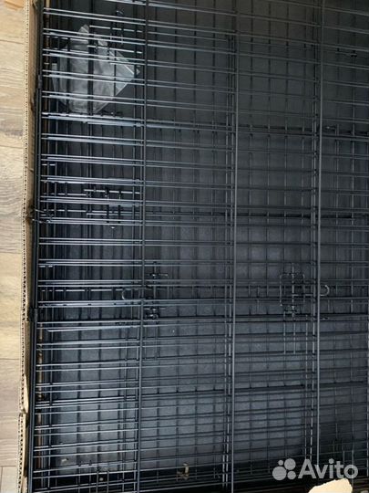 Клетка для собак с пластиковым поддоном