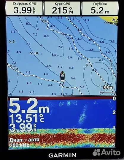 Карта глубин Garmin Топо 6.41