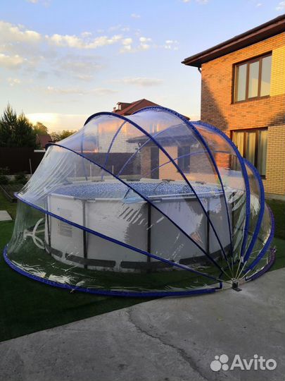 Купол для бассейна. Тент для бассейна