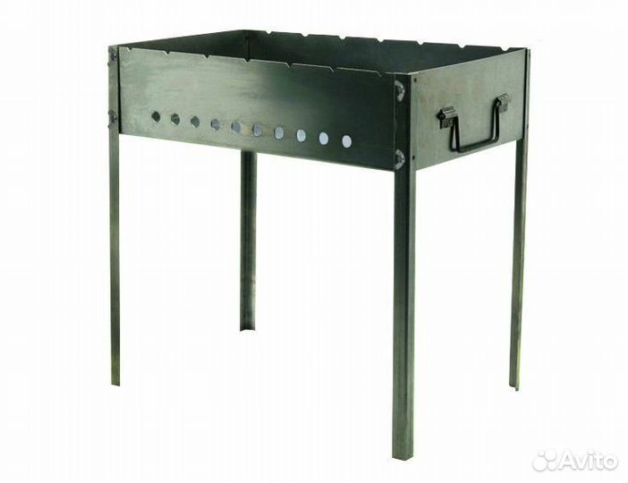 Мангал метиз Барбекю 620*350*620 с ручками в короб