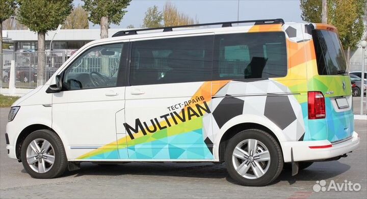 Рейлинги продольные на крышу Volkswagen Multivan