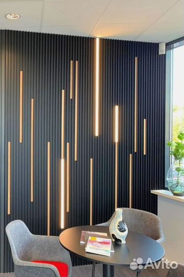 Рейки декоративные на стену и на перегородки