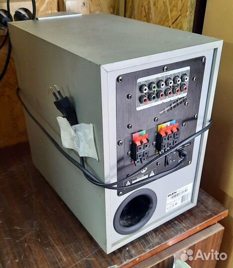 Сабвуфер усилитель проигрыватель плеер Sven HT-408