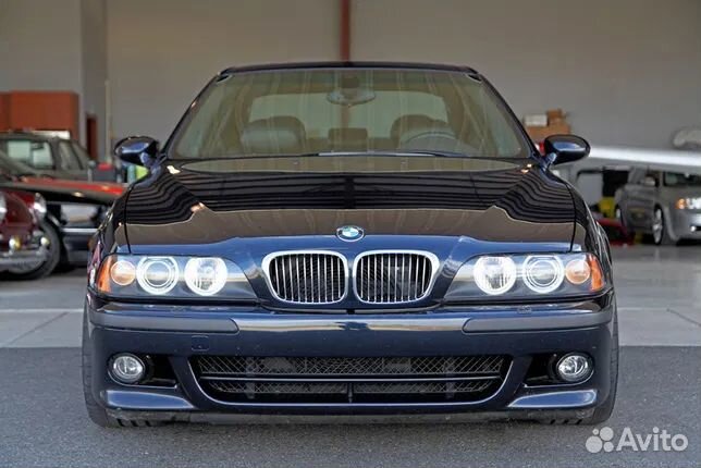 Передний бампер M Style BMW 5 E39 с планкой