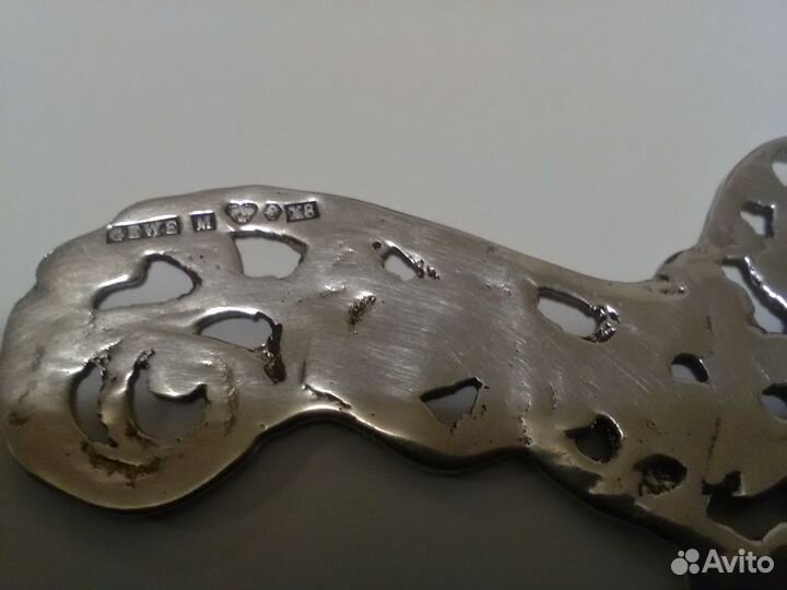 Серебряное ситечко и подставка под него, 830, Швец