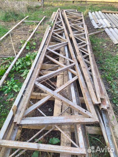 Металлические фермы для навеса