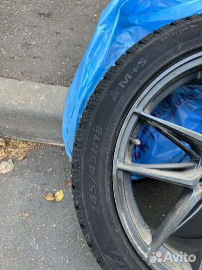 Колеса зимние шипованные 245/45 r18