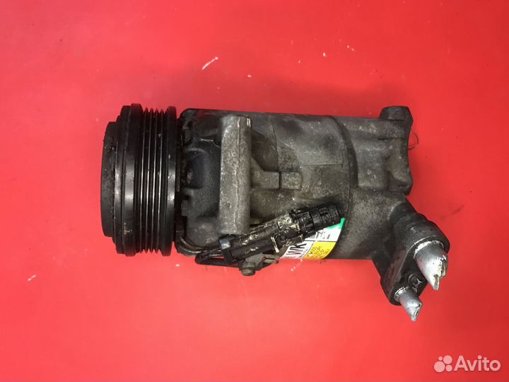 Компрессор кондиционера z18xer Опель Астра