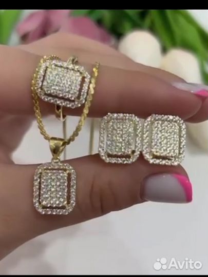 Серебряный комплект