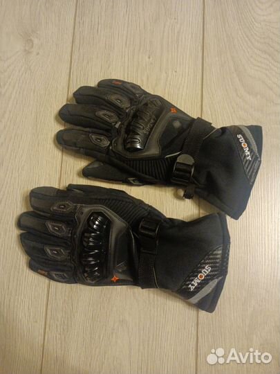 Мотоперчатки утеплённые