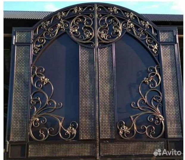 Ворота,Ворота кованые,Ворота металлические