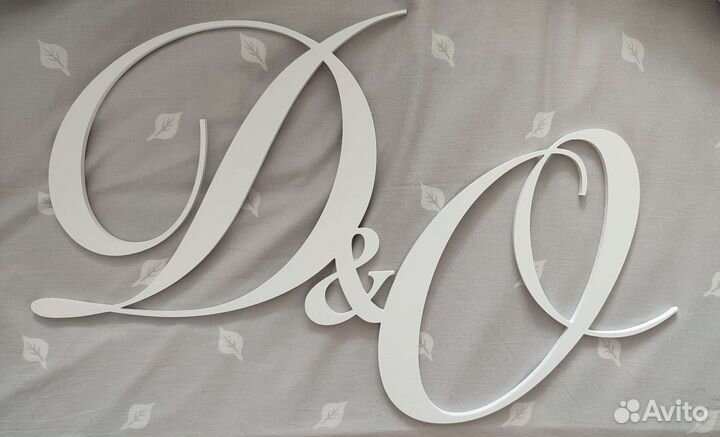 Монограмма на свадьбу