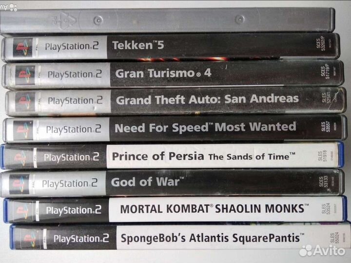 Игры на PS2 лицензионные