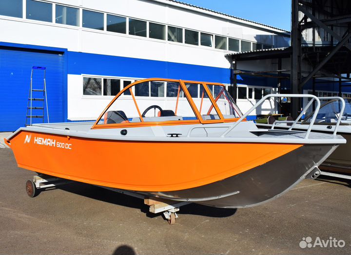 Новая лодка алюминиевая Неман 500 DC NEW