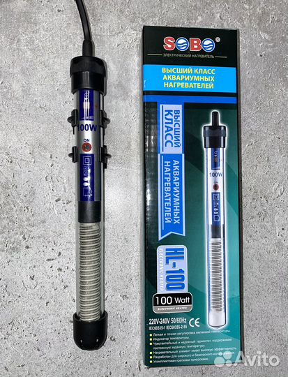 Нагреватель воды в аквариум, новый