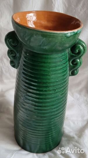 Олимпиада 80 Москва Ваза поливная керамика 26см