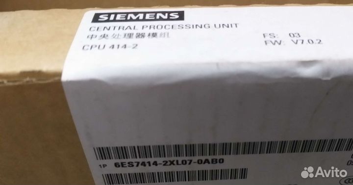 Процессор siemens s7-400 6ES7414-2XL07-0AB0