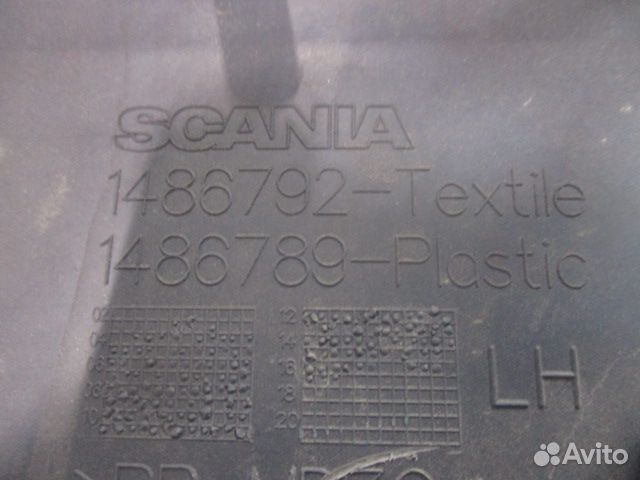Обшивка двери левая Scania 1486792