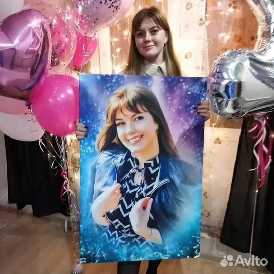 Портрет на холсте по фотографии