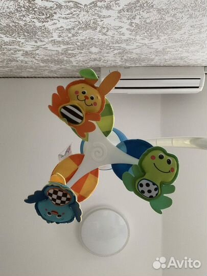 Мобиль малый на кроватку tiny love тропические зве