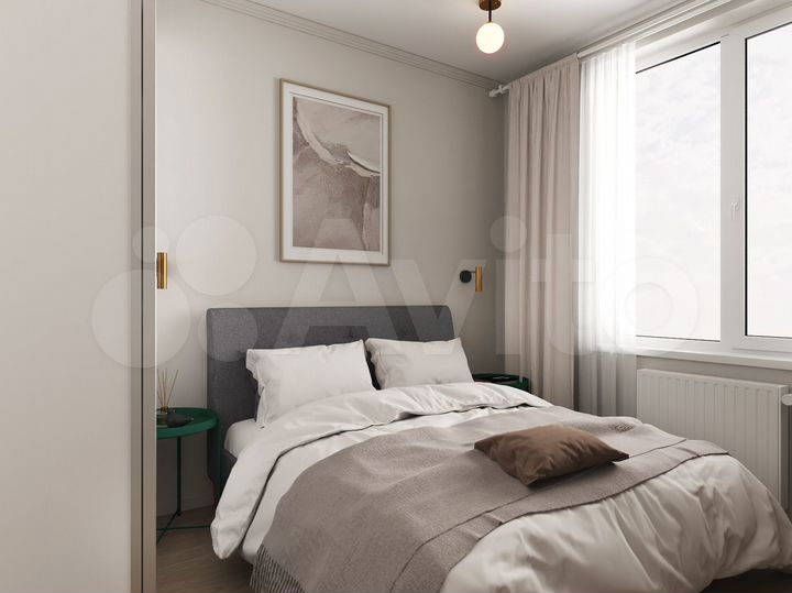 1-к. квартира, 32,3 м², 1/4 эт.